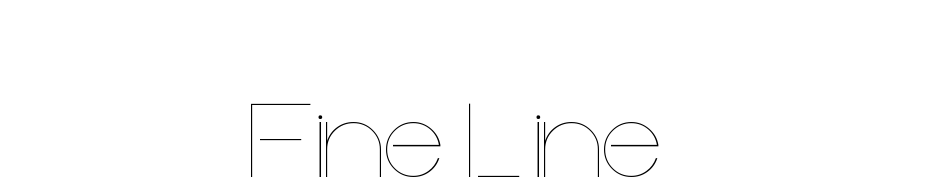 Fine Line cкачати шрифт безкоштовно
